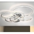 Srebrny plafon LED 110x90cm 70Watt - P140